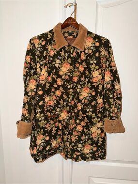 Women's Vintage Lauren Jeans Co.
Ralph Lauren Floral Canvas Chore
Jacket Sz 1X